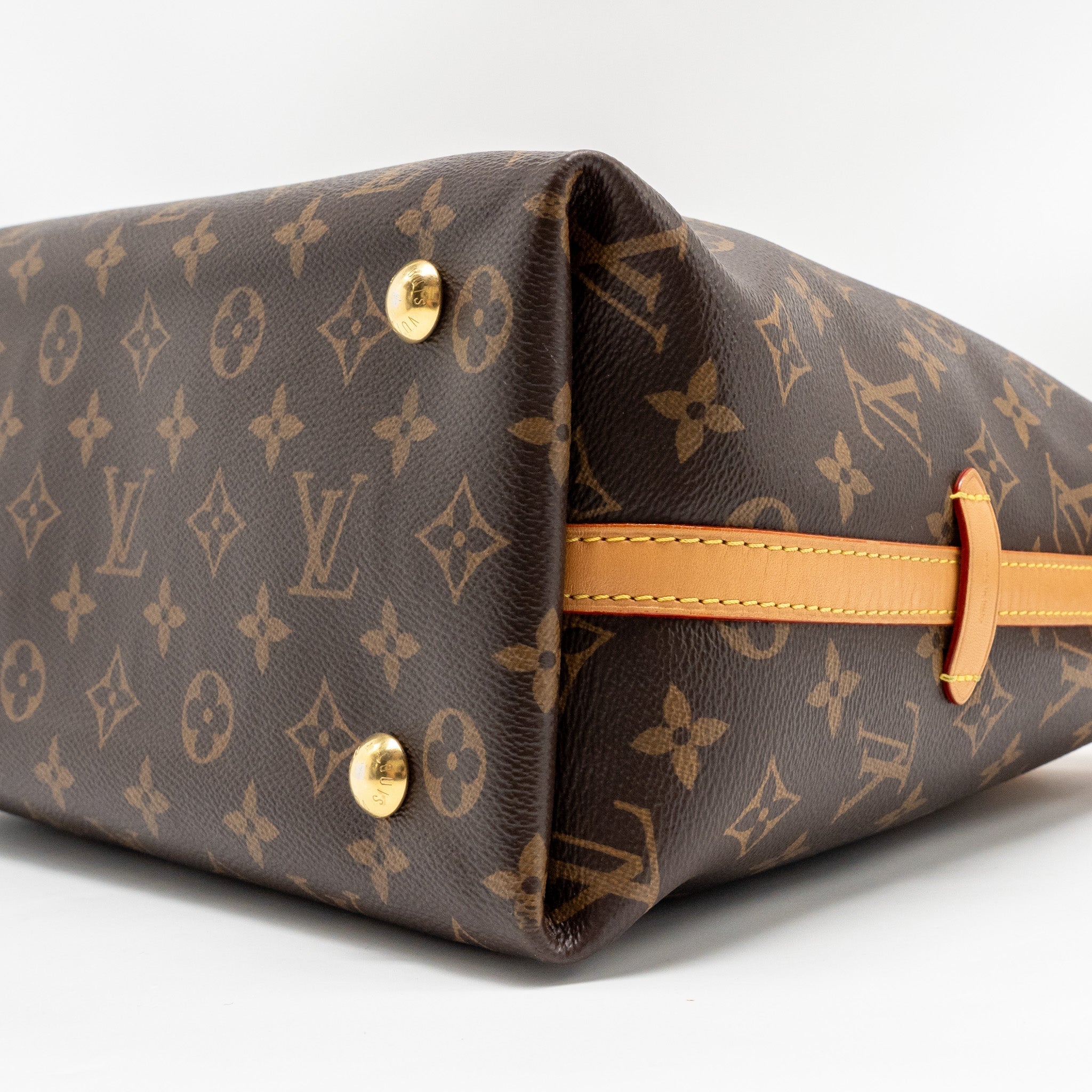 Carryall PM Monogram Canvas Tote Bag Gold-Tone Hardware