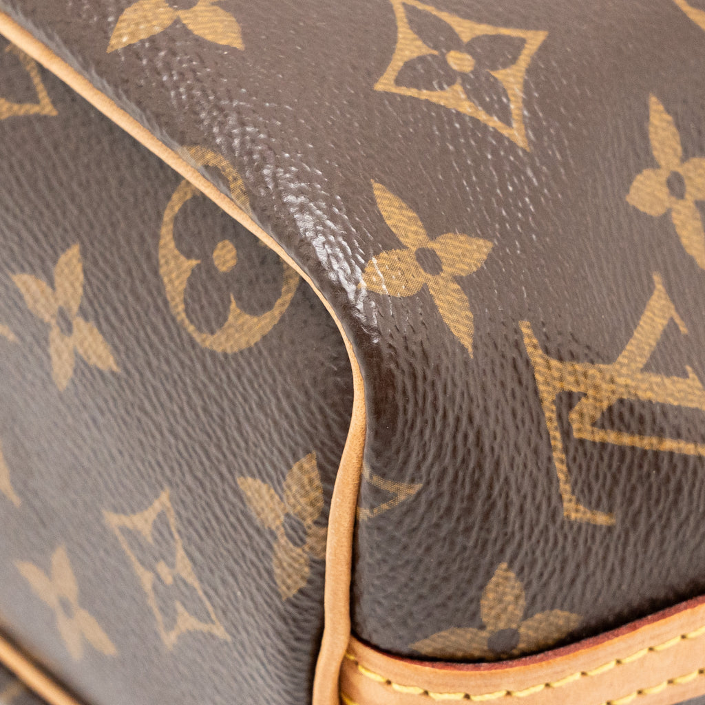Nano Noe Monogram Canvas Handbag Gold-Tone Hardware