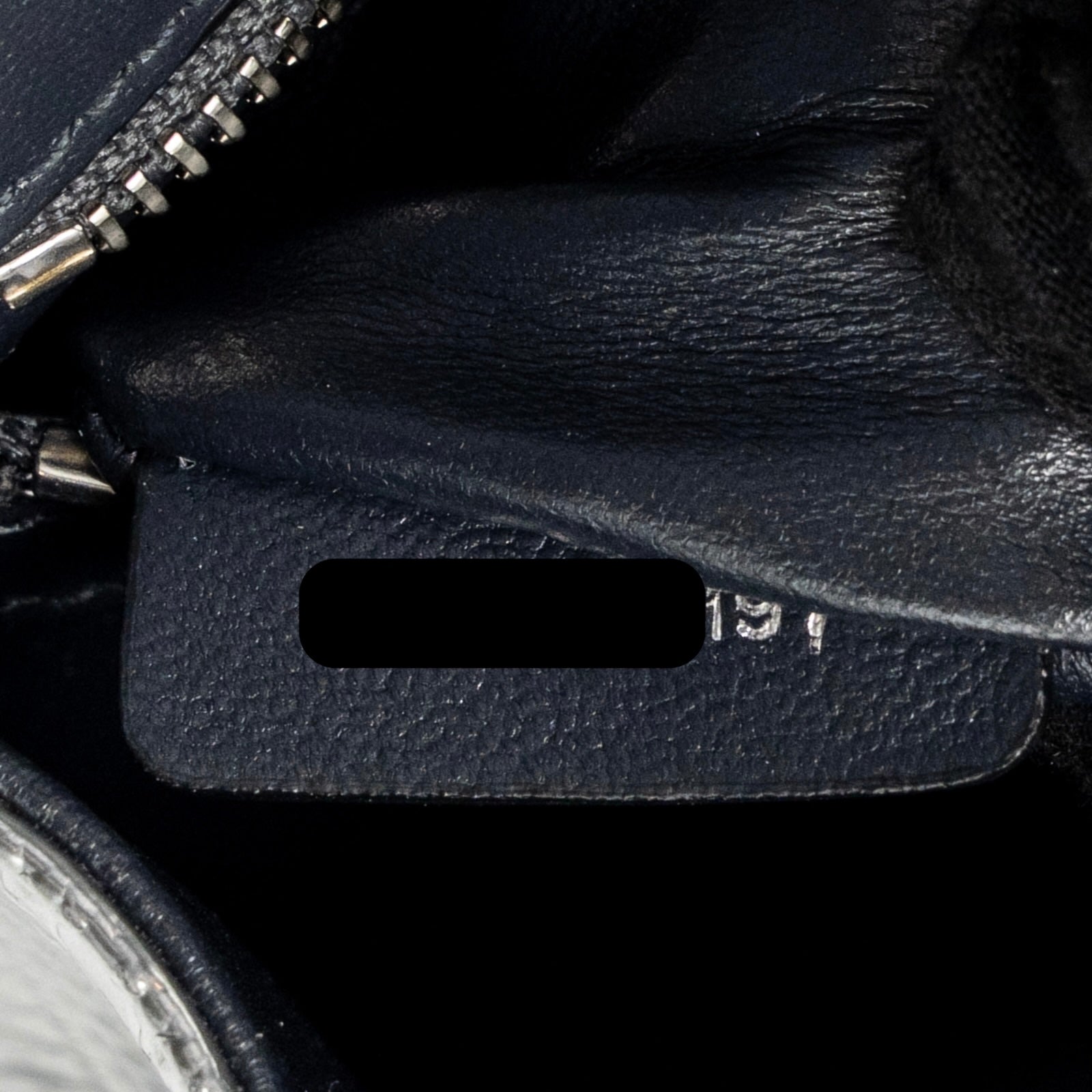 Lorenzia Diorama Flap Bag Patent Micro-Cannage Leather Metallic Silver Silver-Tone Hardware