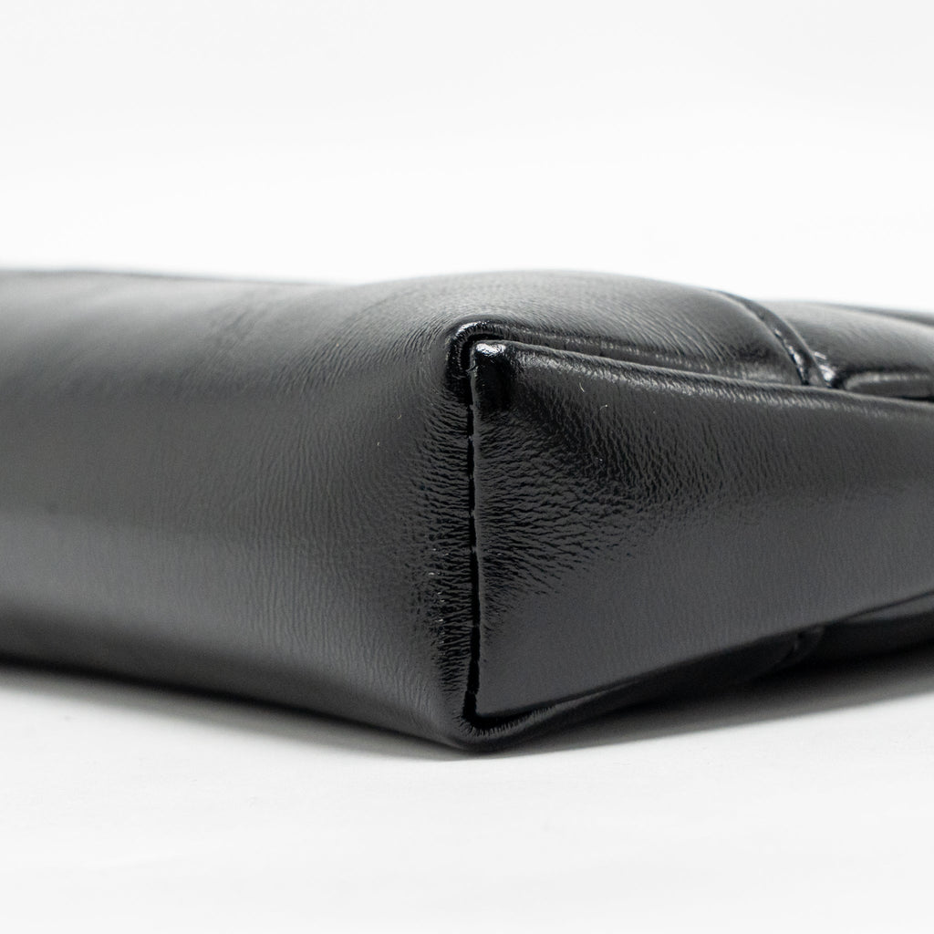 Mini 31 Clutch With Chain Shiny Lambskin Leather Black Light Gold-Tone Hardware