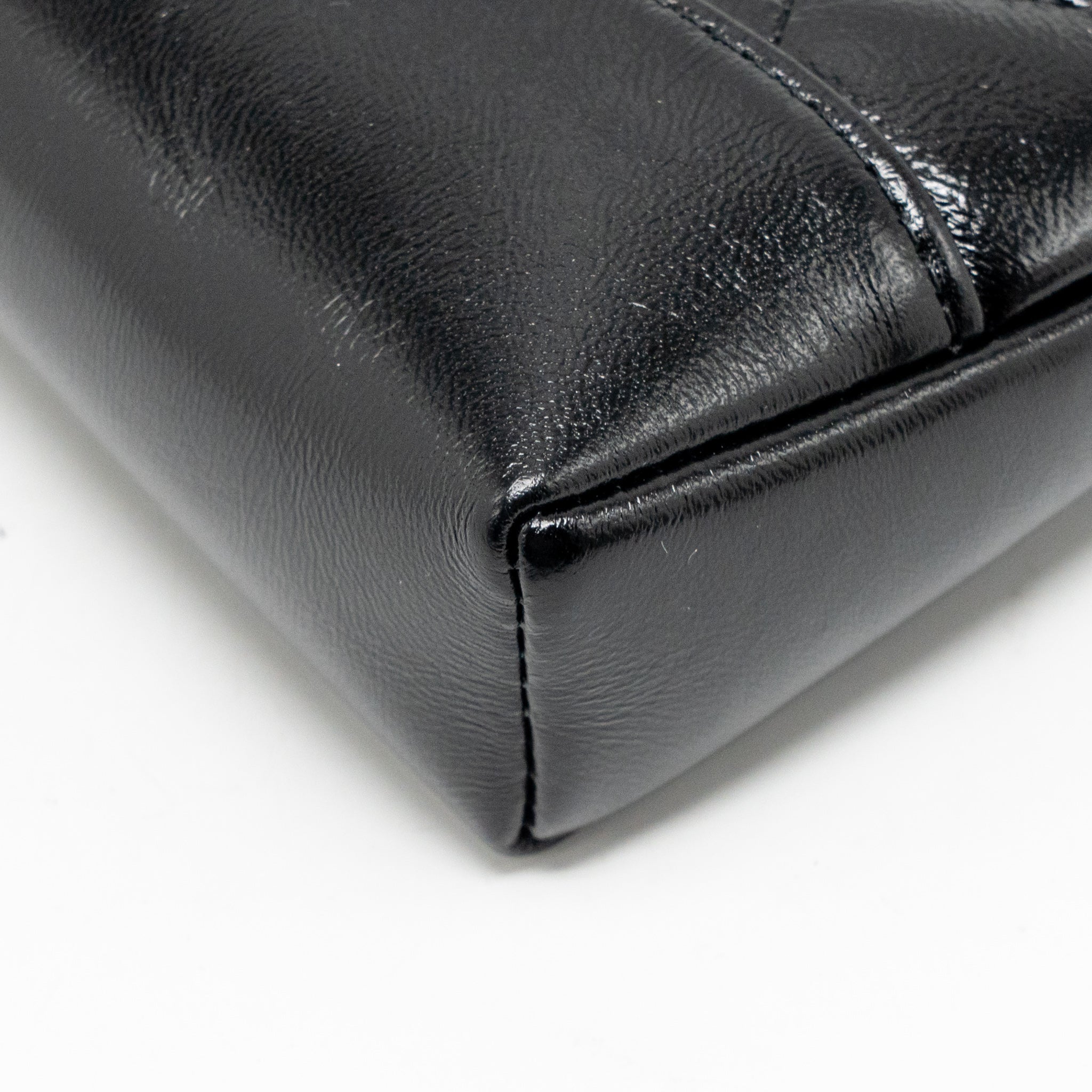 Mini 31 Clutch With Chain Shiny Lambskin Leather Black Light Gold-Tone Hardware