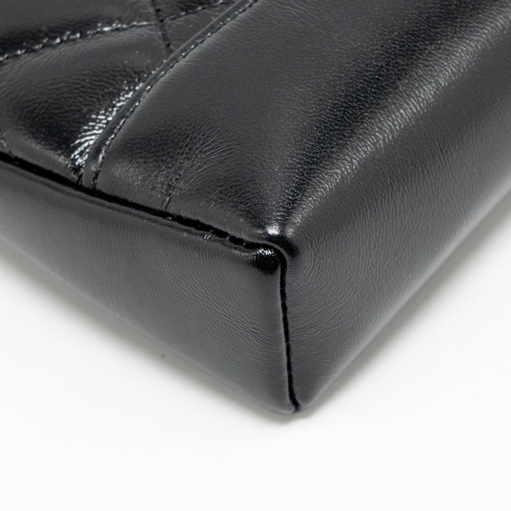 Mini 31 Clutch With Chain Shiny Lambskin Leather Black Light Gold-Tone Hardware