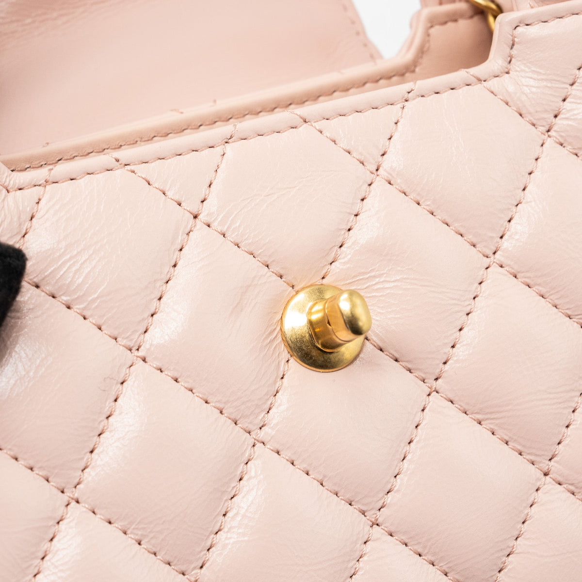 Cassiela Chanel 23K Mini Shopping Tote Calfskin Light Pink GHW