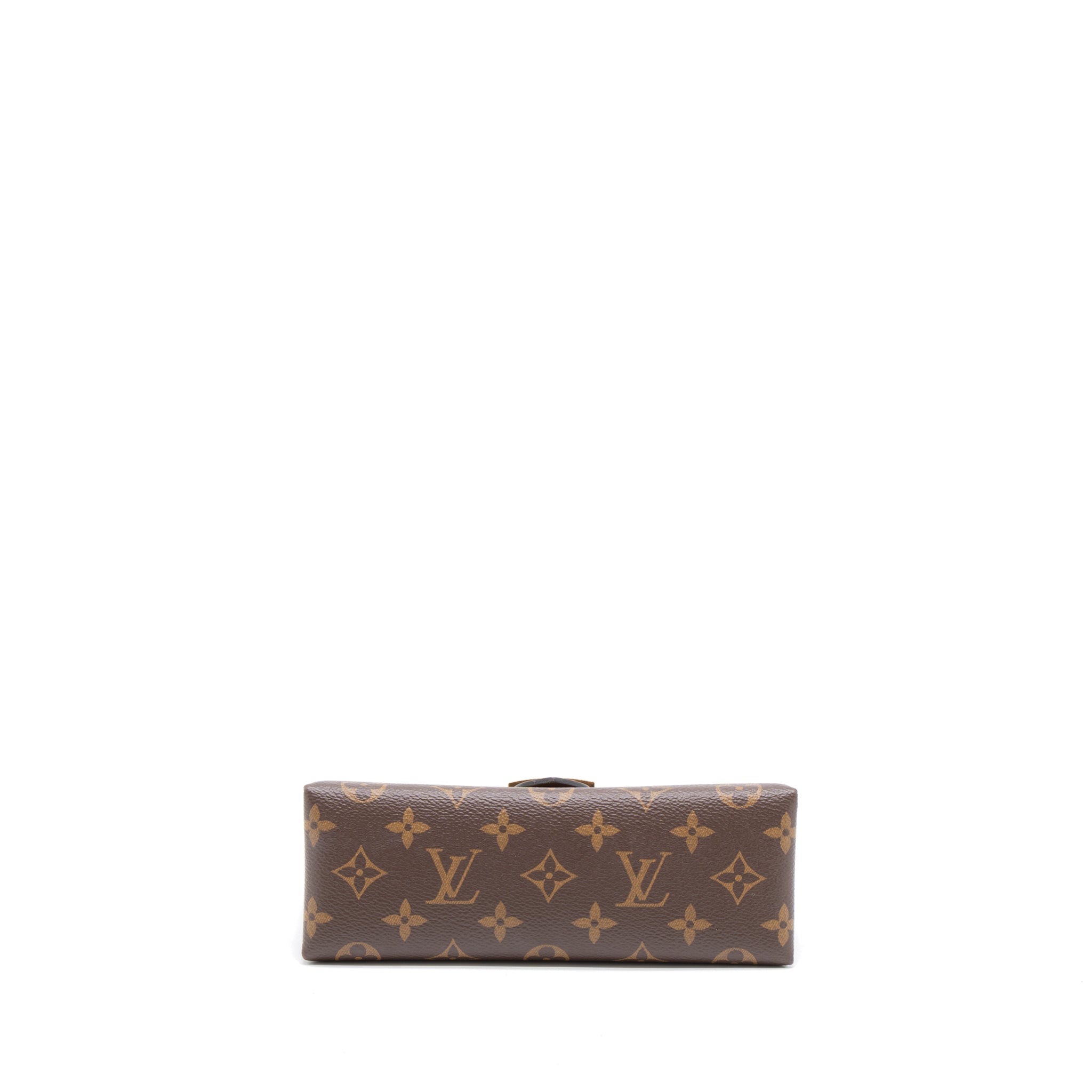 Locky BB Monogram Canvas Shoulder Bag Gold Tone Hardware