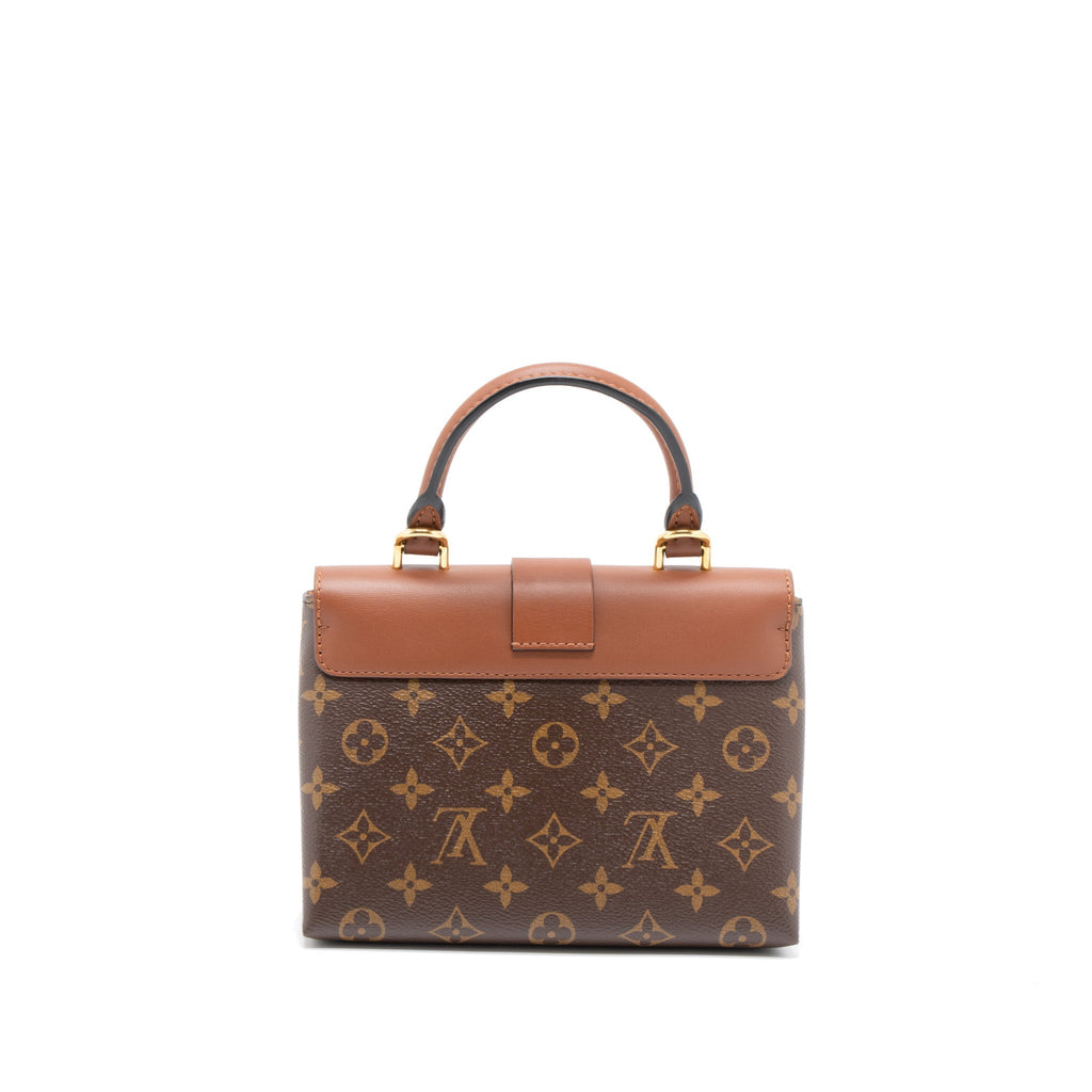 Locky BB Monogram Canvas Shoulder Bag Gold Tone Hardware