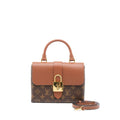 Locky BB Monogram Canvas Shoulder Bag Gold Tone Hardware