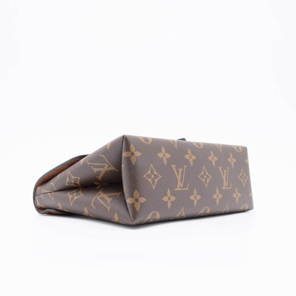 Locky BB Monogram Canvas Shoulder Bag Gold Tone Hardware