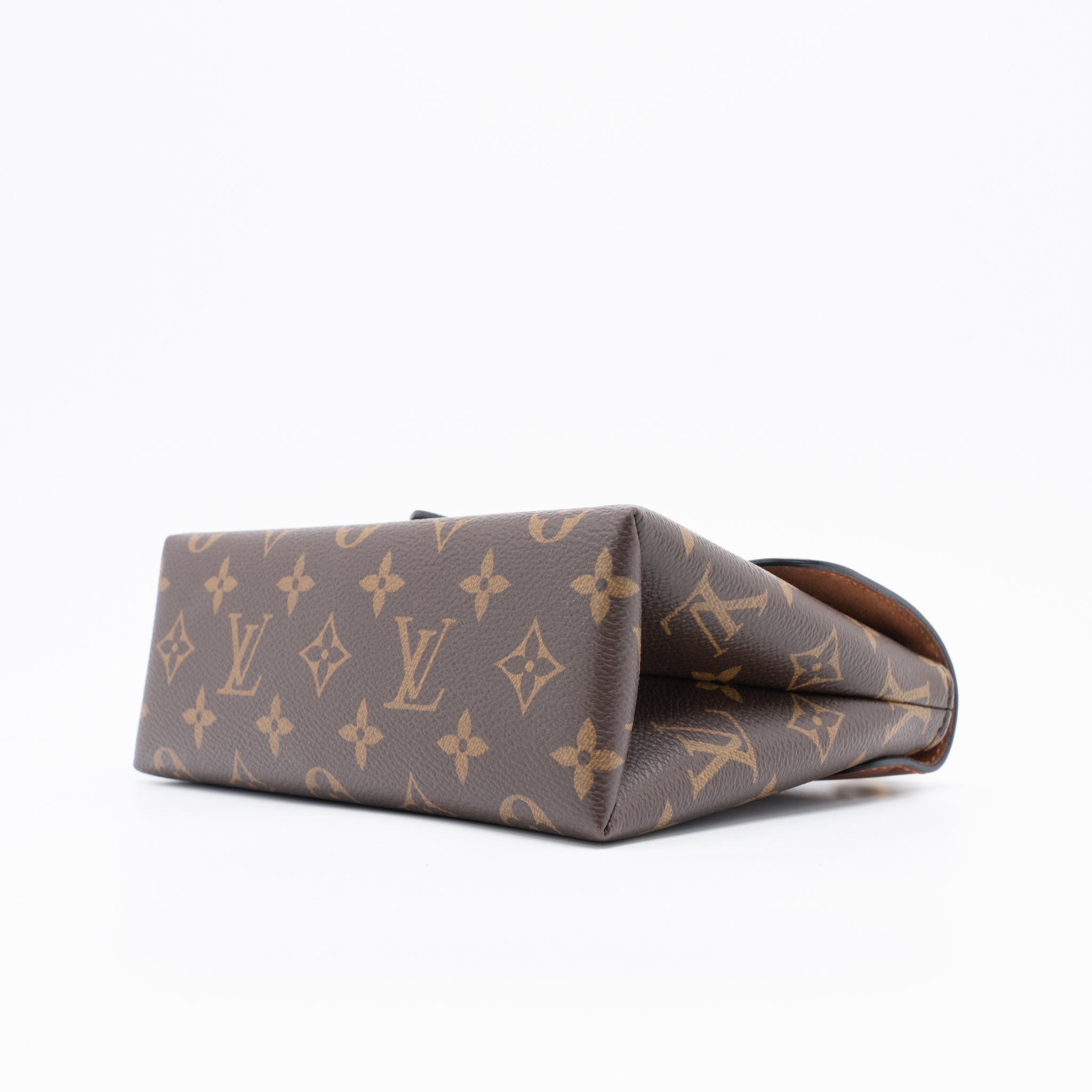 Locky BB Monogram Canvas Shoulder Bag Gold Tone Hardware