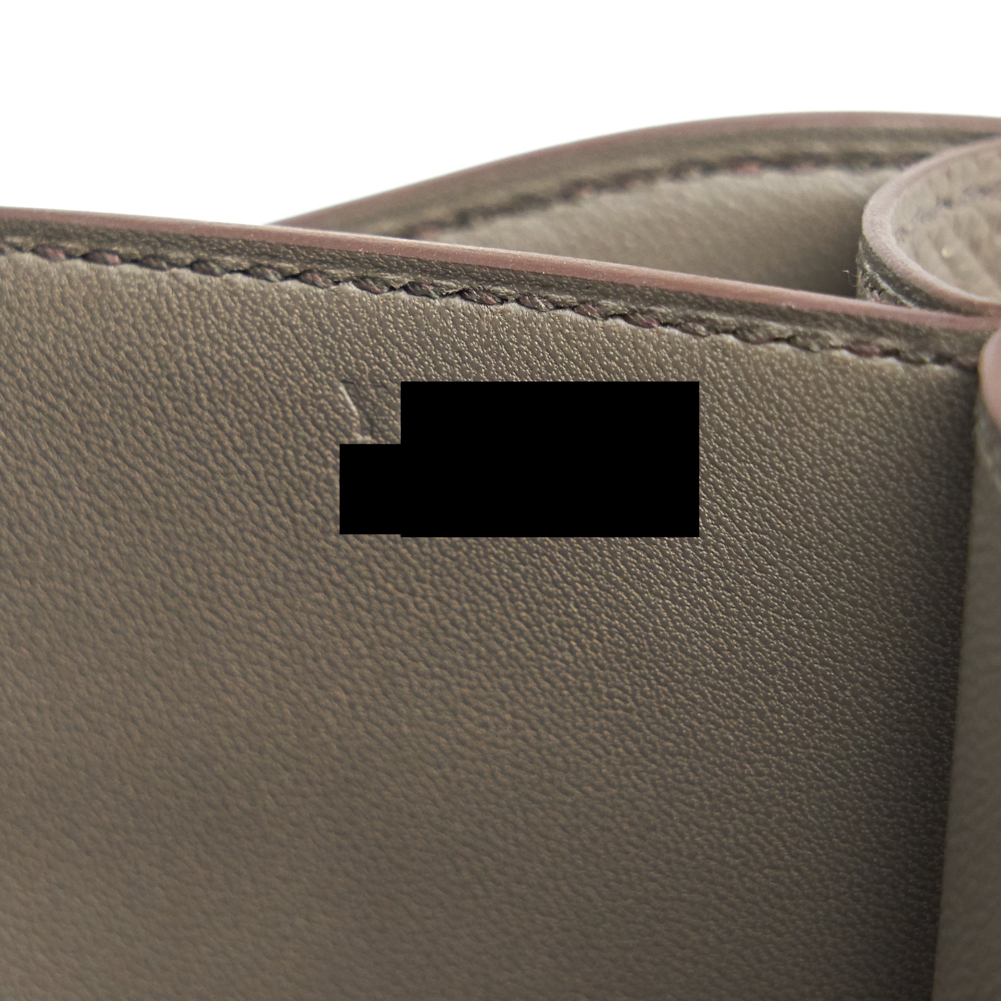 Lorenzia Constance Mini Bag Epsom Leather Gris Etain Silver-Tone Hardware