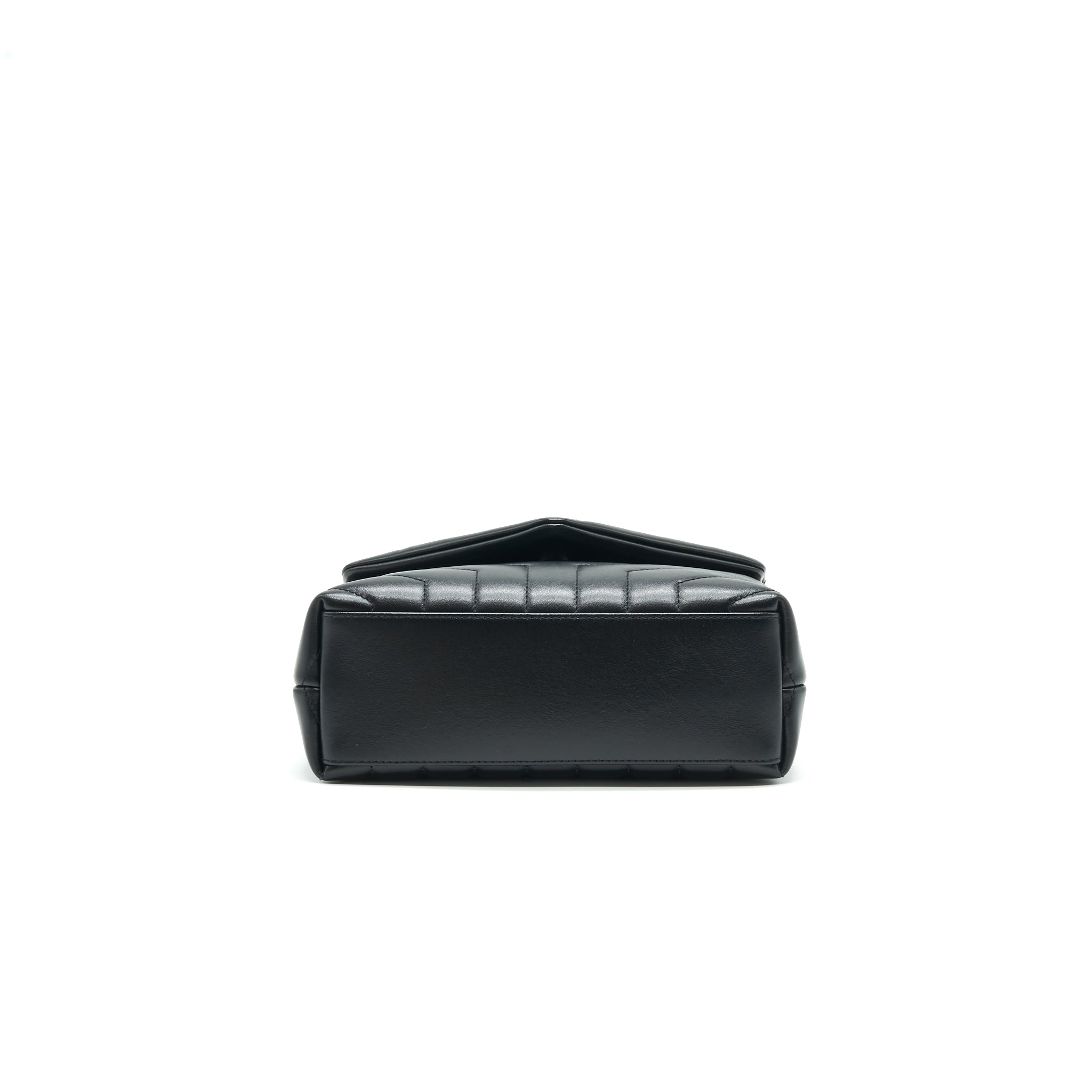 Lorenzia Small Loulou Bag Leather Black Silver-Tone Hardware