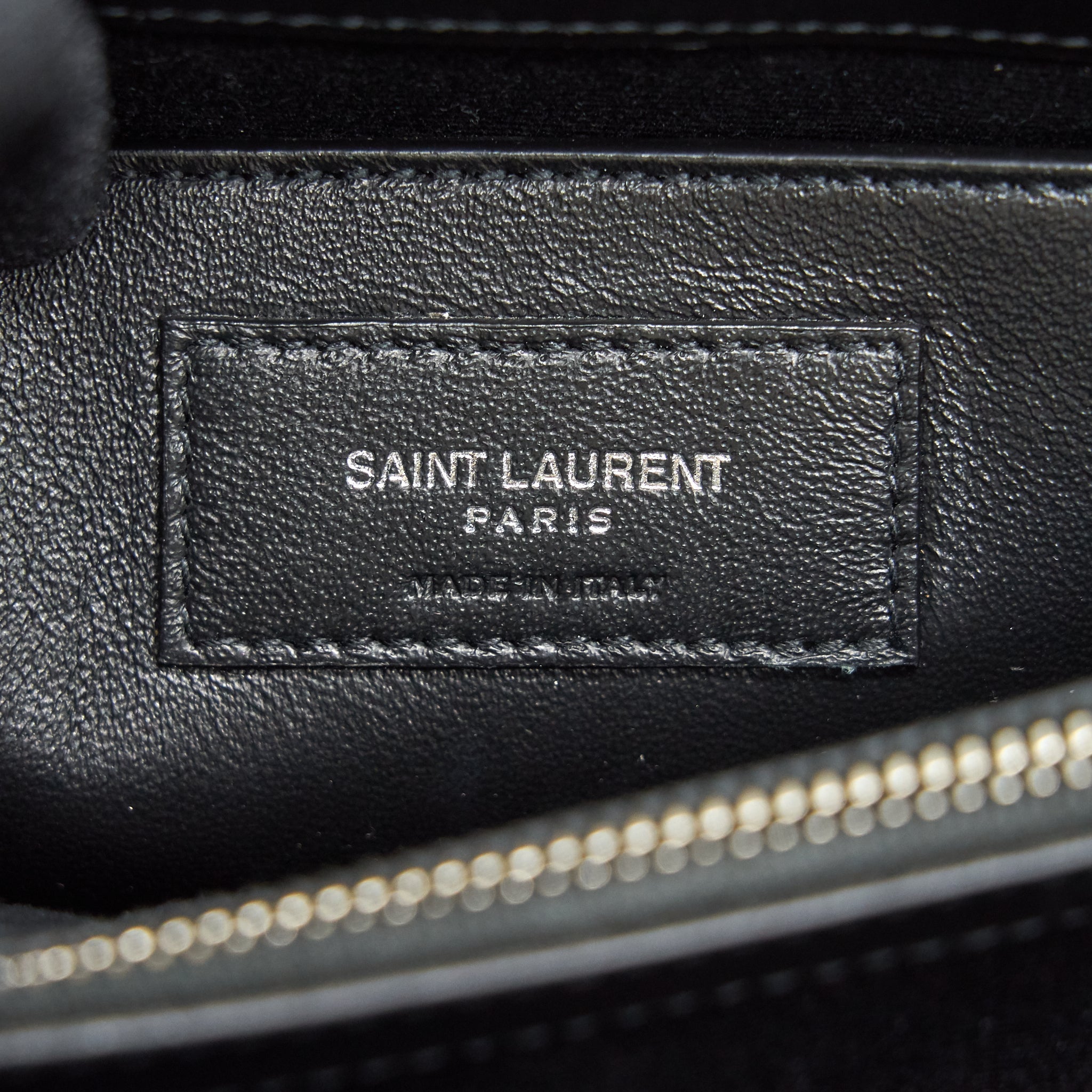 Lorenzia Small Loulou Bag Leather Black Silver-Tone Hardware