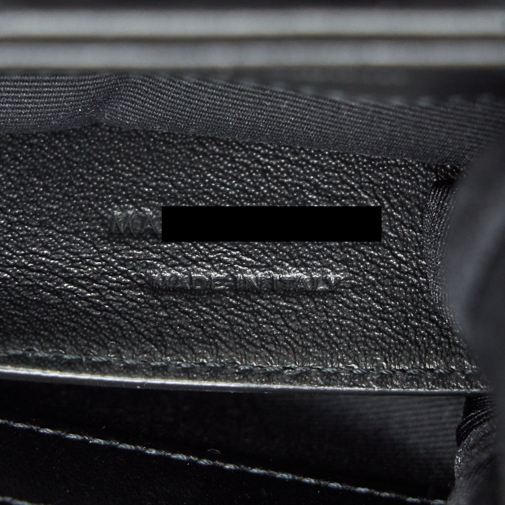 Lorenzia Small Loulou Bag Leather Black Silver-Tone Hardware