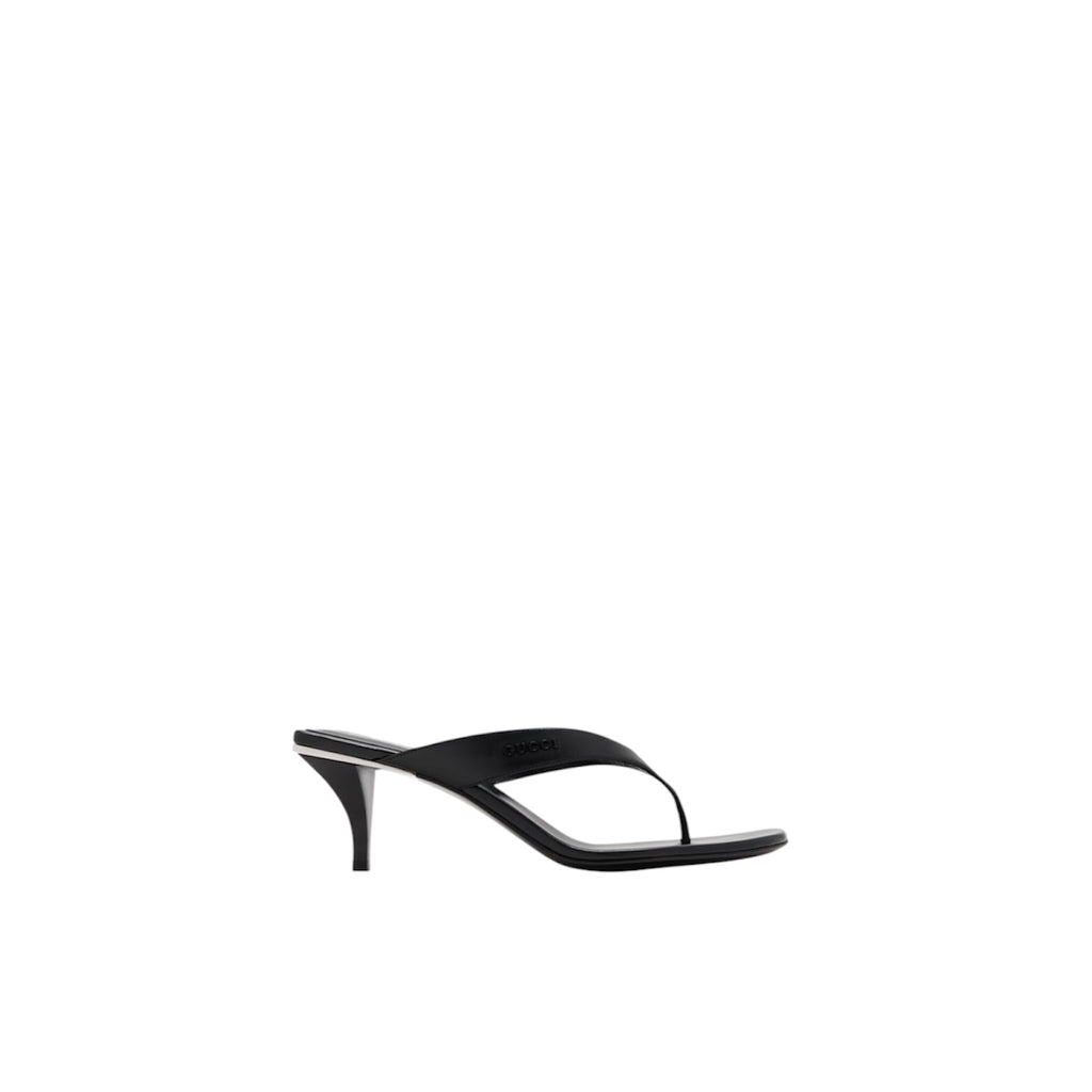 Gucci Vittoria Thong Black