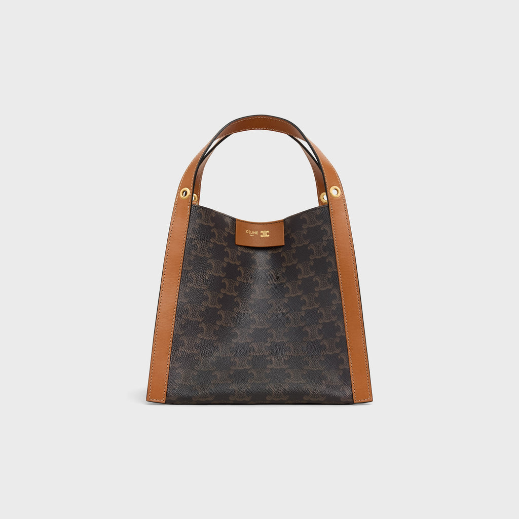 Celine Small Cube Bag Triomphe Canvas