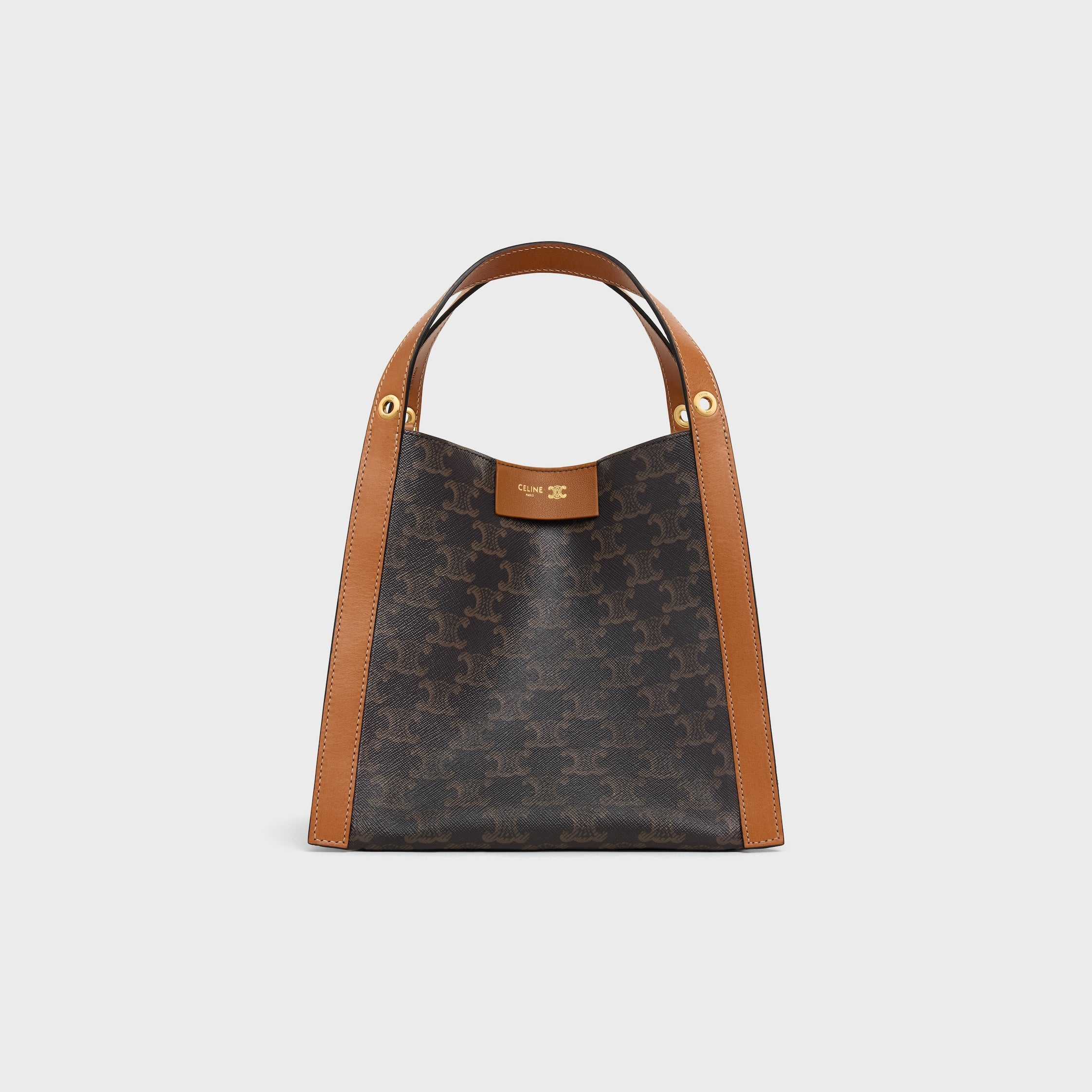 Celine Small Cube Bag Triomphe Canvas