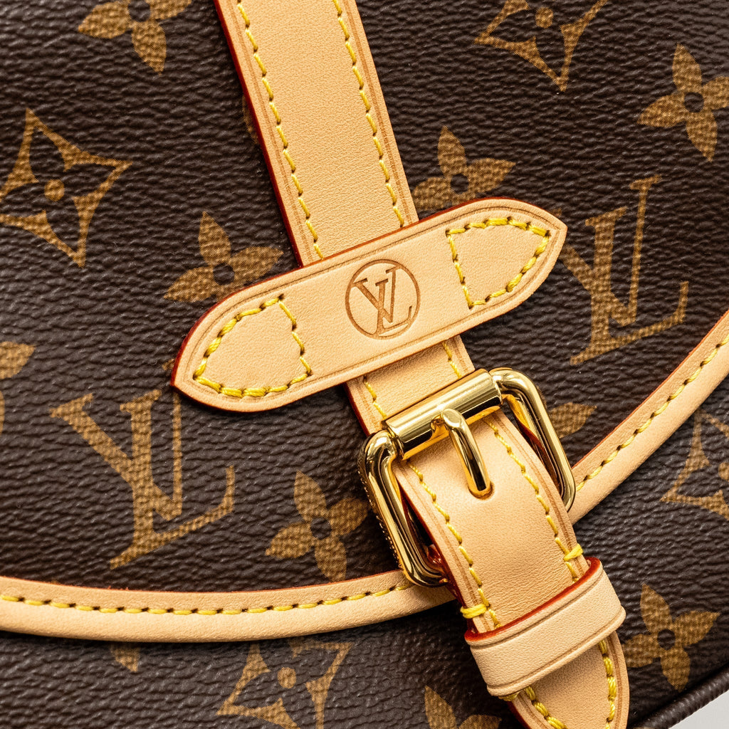 Saumur BB Monogram Canvas Handbag Gold-Tone Hardware
