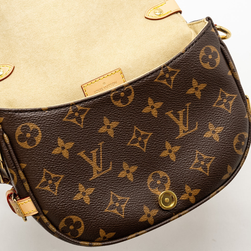 Saumur BB Monogram Canvas Handbag Gold-Tone Hardware