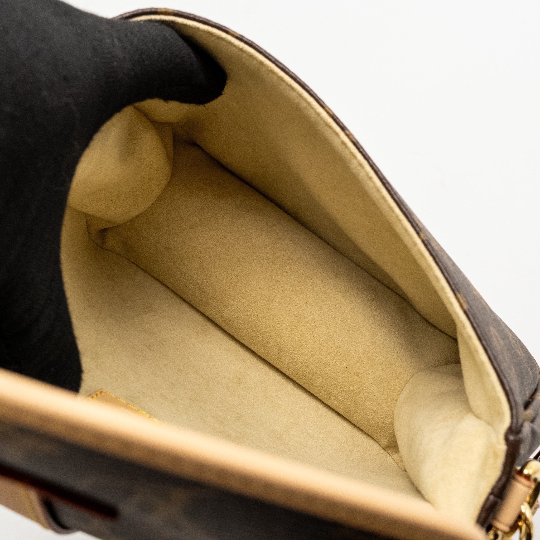 Saumur BB Monogram Canvas Handbag Gold-Tone Hardware