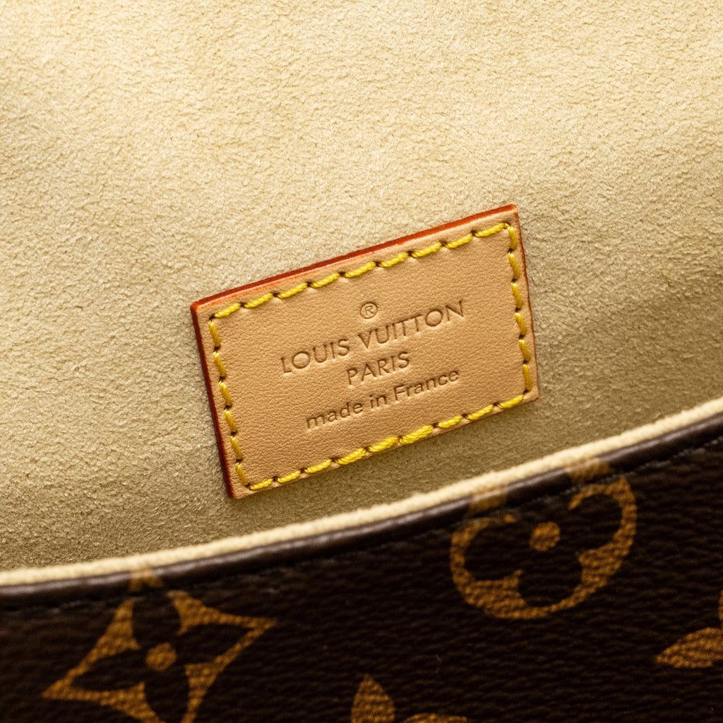 Saumur BB Monogram Canvas Handbag Gold-Tone Hardware