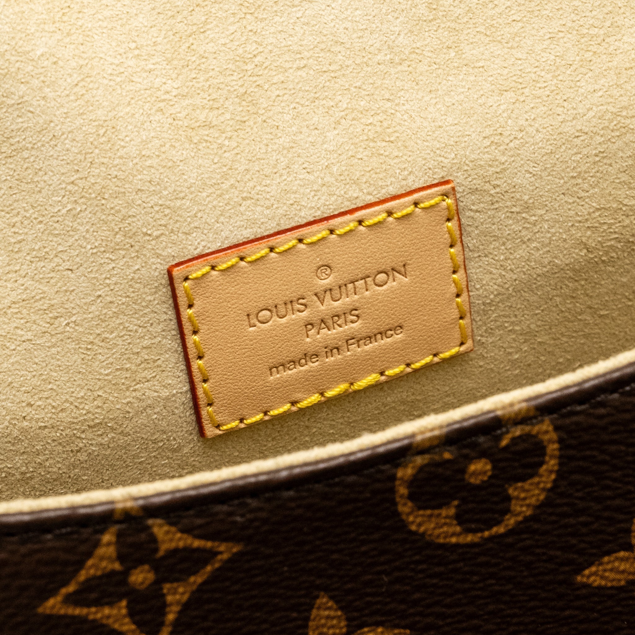 Saumur BB Monogram Canvas Handbag Gold-Tone Hardware