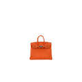 Hermès Birkin 25 Orange Togo Palladium Hardware