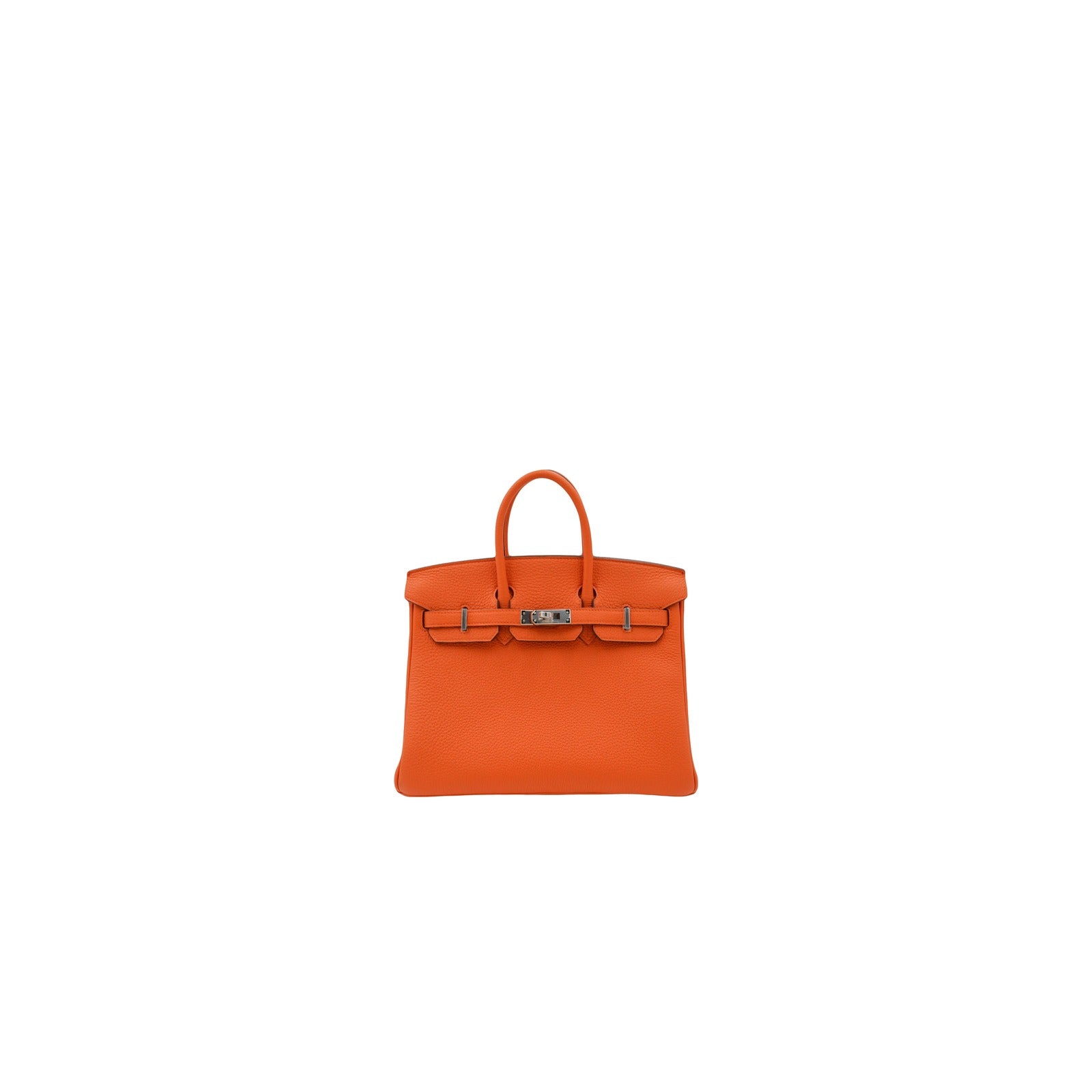 Hermès Birkin 25 Orange Togo Palladium Hardware