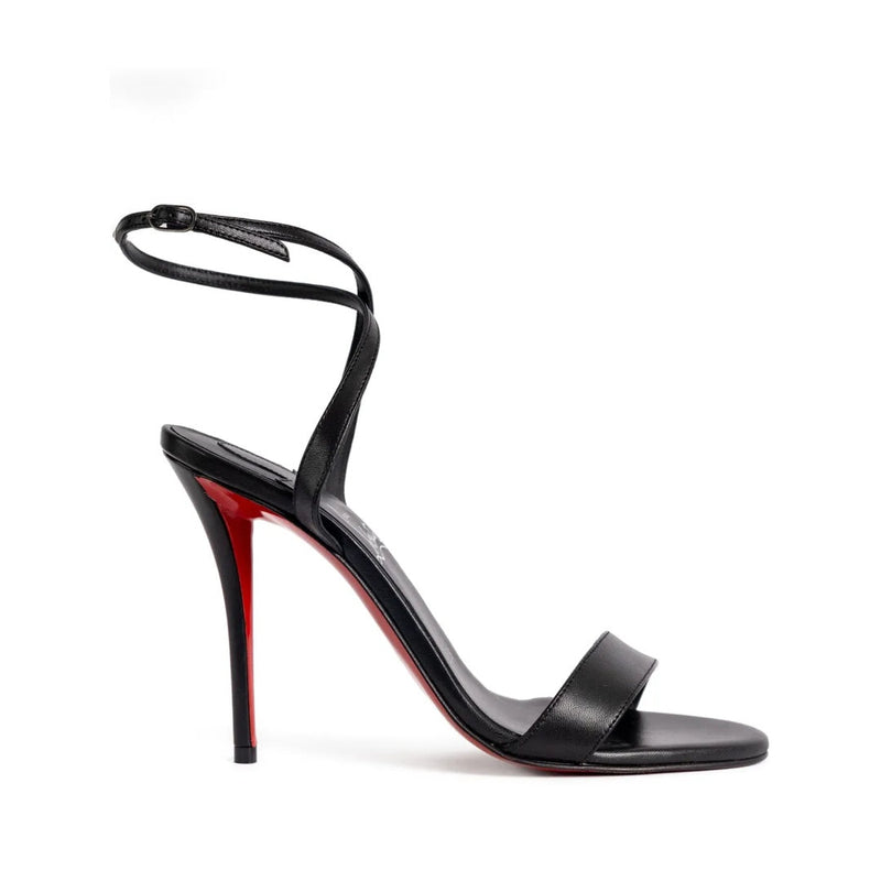 Cassiela Christian Louboutin Miss Z Strass Alta Suola Sandal Black